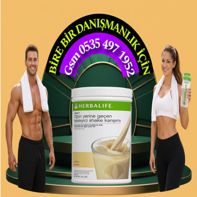 HERBALİFE FORMULA 1 BESLEYİCİ SHAKE KARIŞIMI (VANİLYA)