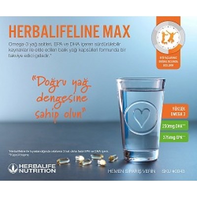HERBALİFELİNE MAX OMEGA-3 BALIK YAGI
