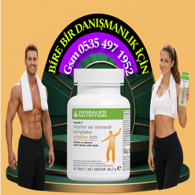 HERBALİFE FORMUL 2 ERKEK VİTAMİNİ TAKFİYESİ